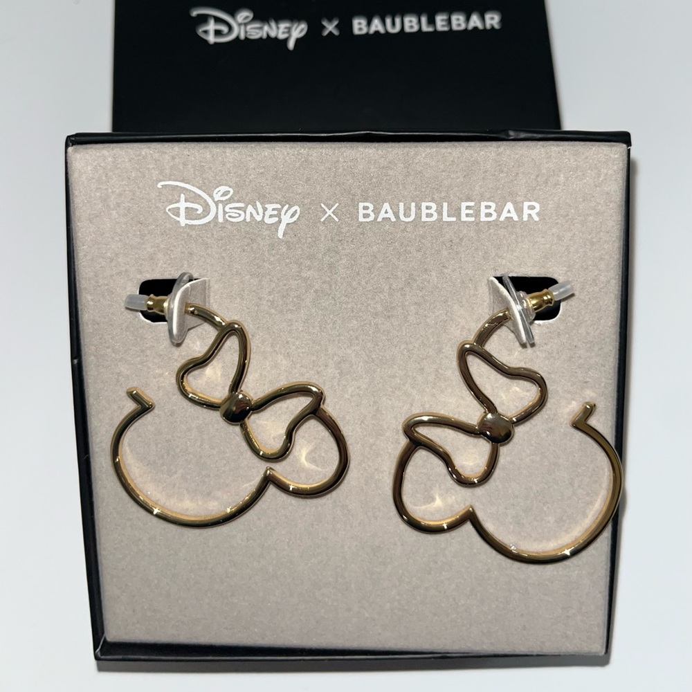 Disney BaubleBar Minnie Mouse earrings
